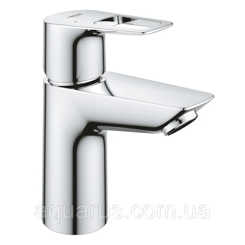 Одноважільний змішувач для раковини S-Size Grohe BauLoop New з нажимним донним клапаном (23878001)