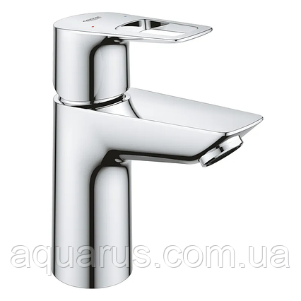 Одноважільний змішувач для раковини S-Size Grohe BauLoop New з нажимним донним клапаном (23878001), фото 1