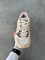 Жіночі кросівки Asics Gel 1130 Beige Brown Взуття Асікс Гель 1130 бежеві кеди текстиль замша повсякденні демісезон, фото 5