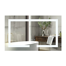 Дзеркало Mixxus HARD MR07-80x50 з Led Touch, Anti-fog, димером, регулятором яскравості