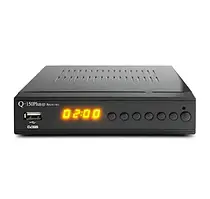 Приймач цифрового телебачення Q-Sat Q-Sat Q-150 PLUS DVB-C/T/T2 програмуємий пульт, метал, процесор GX6701