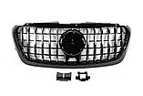 Передняя решетка Panamericana GT Chrome Premium V1 Без рамки для Mercedes Sprinter W907/W910 2018- гг, фото 8