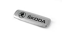 Алюминиевый шильдик для ковриков (1 шт) для Skoda