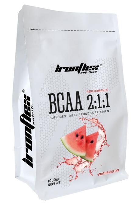 Амінокислоти IronFlex BCAA Performance 2-1-1 1000 грам Смак : Кавун