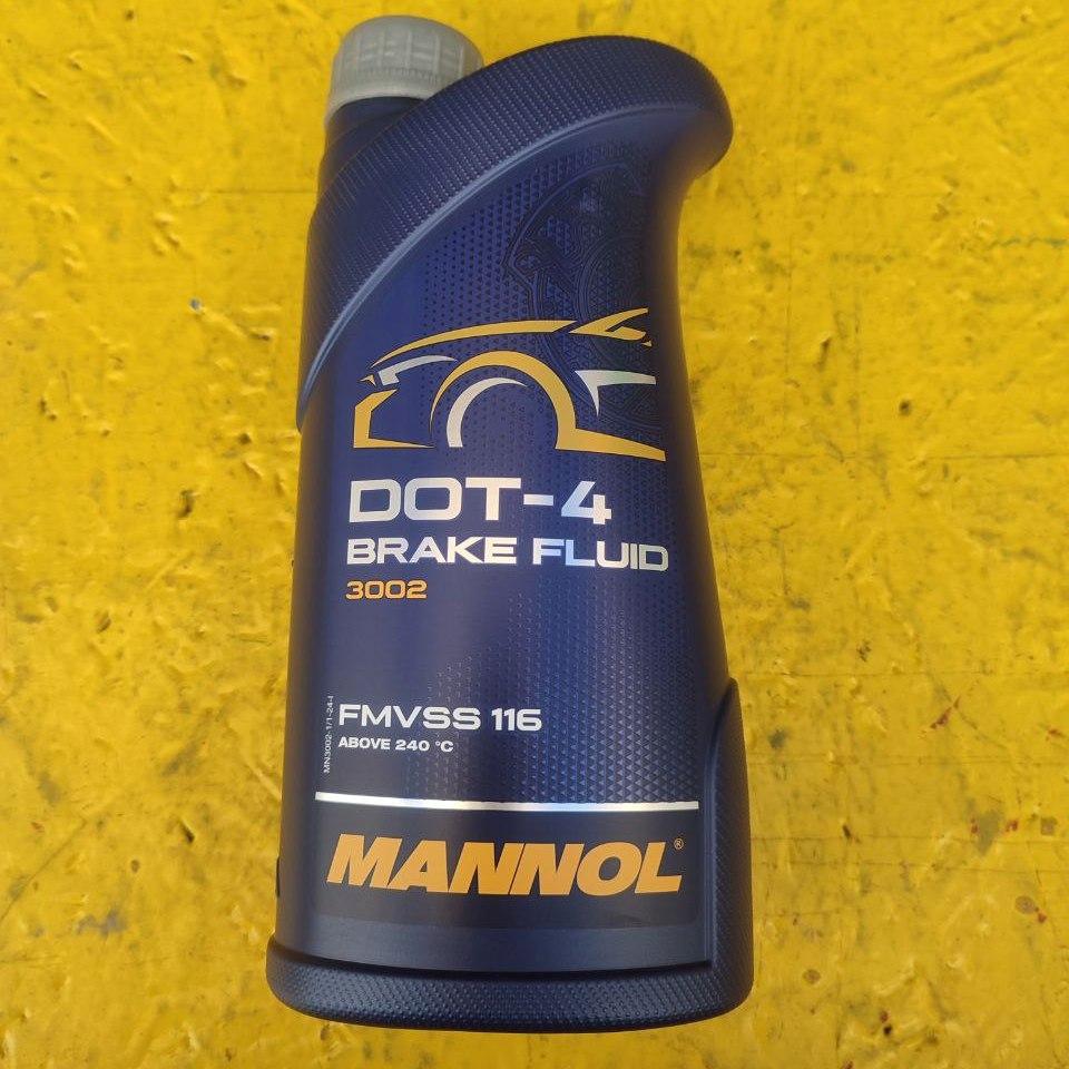 Гальмівна рідина MANNOL DOT-4 1 л Brake Fluid