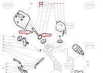 Тримач фільтра-сито заварювального блока кавомашини Saeco, фото 2