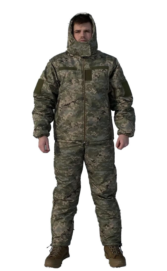 Костюм тактичний SoftShell піксель куртка + штани M
