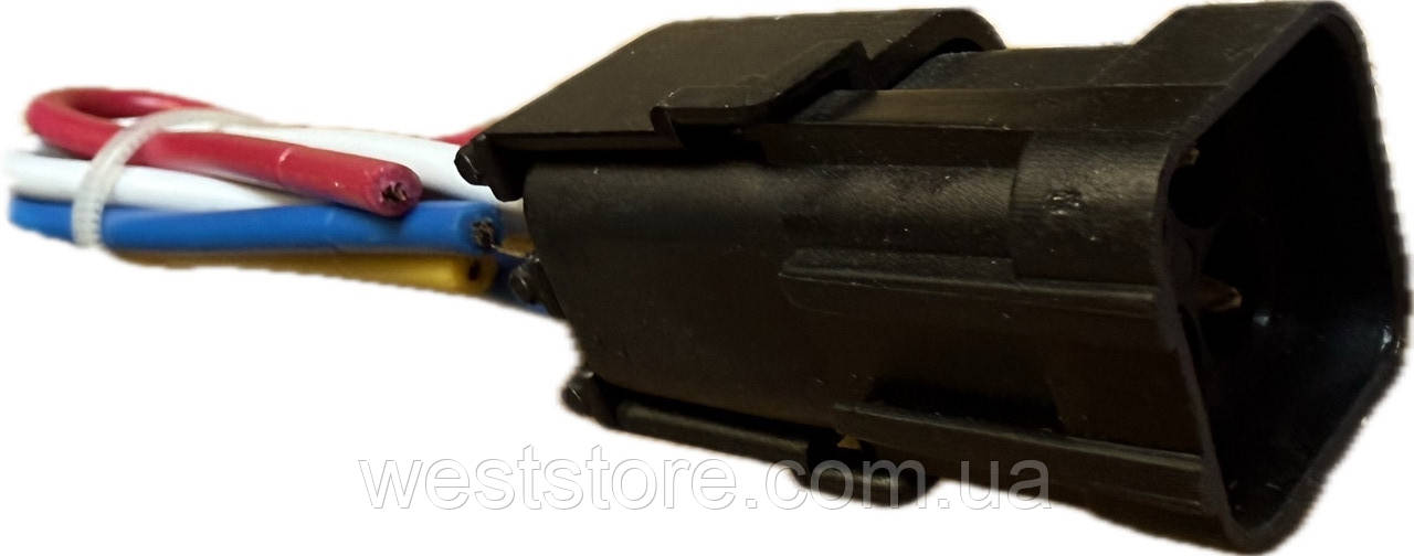 Роз'єм лямбда-зонда (датчика кисню) ВАЗ 2107, 2108, 21099, 2110, 2113, 2115, 1118, 2170 (папа), фото 1