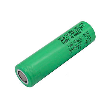 Акумулятор SAMSUNG INR18650-25R Flat Top (2500 mAh 3.6V), Li-ion батарея (без захисту), фото 1