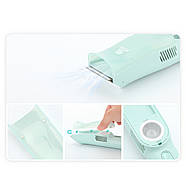 Акумуляторна машинка для стрижки дітей з витяжкою та 3 насадками VGR V-155, фото 9