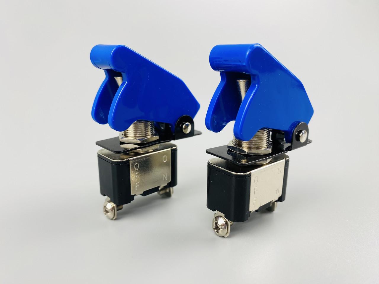 Світлодіодний перемикач із кришкою блакитного кольору 12 В,, фото 1