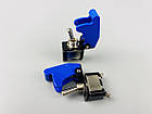 Світлодіодний перемикач із кришкою блакитного кольору 12 В,, фото 5