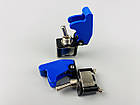 Світлодіодний перемикач із кришкою блакитного кольору 12 В,, фото 4