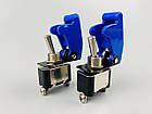 Світлодіодний перемикач із кришкою блакитного кольору 12 В,, фото 8