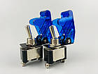 Світлодіодний перемикач із кришкою прозоро-блакитного кольору 12 В,, фото 3