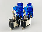 Світлодіодний перемикач із кришкою прозоро-блакитного кольору 12 В,, фото 8