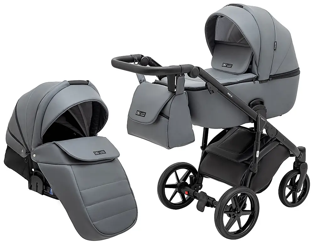 Коляска 2 в 1 Adamex Nola Eco SA-32 сірий