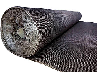 Сітка для затінення 110 г/м2 коричнева 1,5*10 “AГРОС”