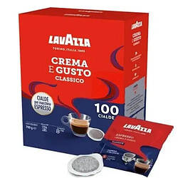Кава у чалдах/монодозах Lavazza Crema e Gusto Classico 100 шт. ESE (44 мм)