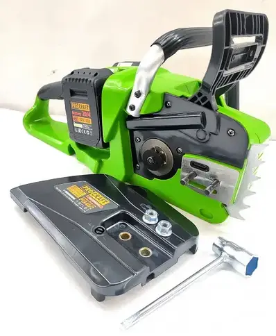 Акумуляторна ланцюгова пила Procraft PCA40/2 + 2 АКБ 20В 8Аг(високотокові) + зарядний пристрій Charger20/2, фото 4