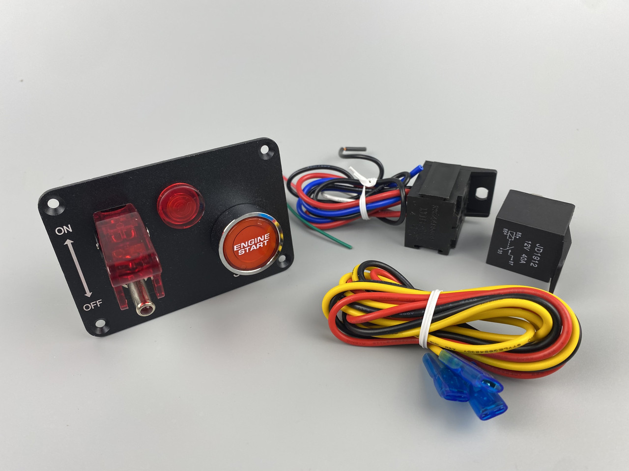 Панель на 3 елементи: кнопка старт/стоп 12/24, фото 1