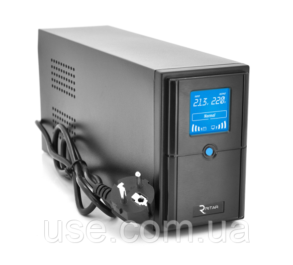 Джерело безперебійного живлення 300W, 0,3 кВт, 500 VA, вбудована батарея 12V, 7Ah, UPS, ДБЖ, ББЖ