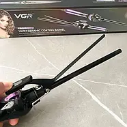 Плойка 10 мм з керамічним покриттям та регулюванням температури VGR V-573, фото 7