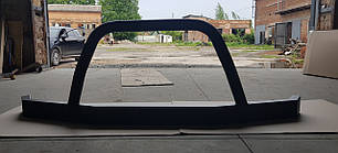 Захист переднього бампера black на SsangYong Actyon Sport (c 2006-)