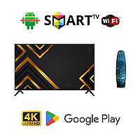 Телевізор KIVI 24" I Android 13.0 Smart TV T2 FullHD USB (1980x1080) блютуз