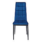 М'який стілець з високою спинкою, велюровий, призначений для туалетного столика та кухні у стилі лофт, фото 10