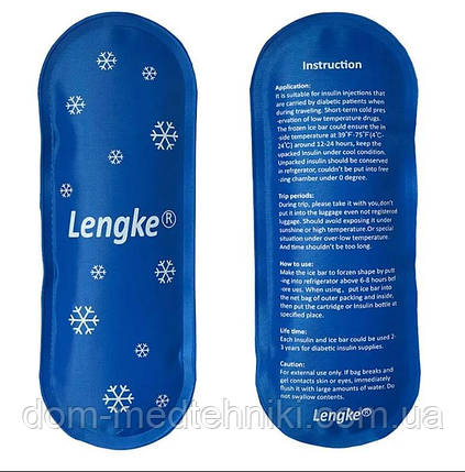 Гелевий охолоджувальний пакет Lengke | Холодоагент (100 мл), 6,5 x 17,5 см., фото 1