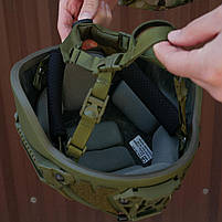 Шолом MICH Sestan-Busch Helmet кевлар Olive M, фото 9