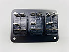Блок перемикачів на 3 клавіші з підсвіткою, фото 5