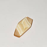 Гудзик овально-фігурний помаранчево-жовтий 13/26мм, фото 2