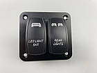 Блок перемикачів на 2 клавіші з підсвіткою, фото 6