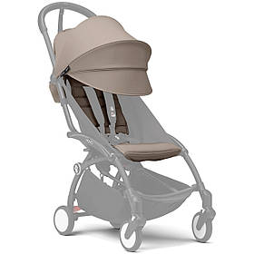 Комплект текстилю (капюшон та дод. м'яка вкладка) Stokke YOYO 6+, Taupe