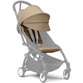 Комплект текстилю (капюшон та дод. м'яка вкладка) Stokke YOYO 6+, Toffee