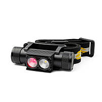 Налобний ліхтар Wurkkos H25LR (LH351D + SST20 RED) + акумулятор 3000mAh, фото 2