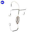 Снасть «Подвійне відведення» та годівницею «Куля» 15g, 20g, 25g, 30g, 35g