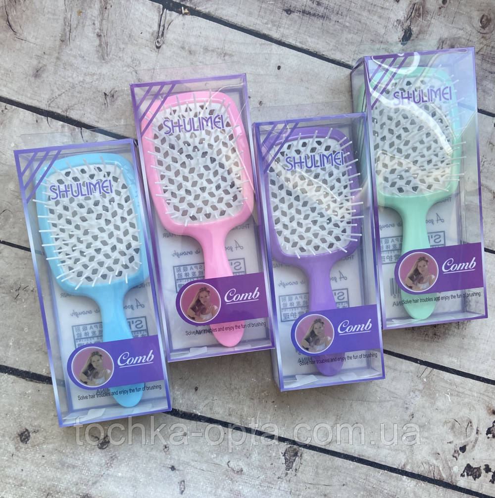 Масажна щітка для волосся в коробці Superbrush Janek, фото 1