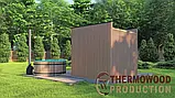 Модульна сауна Thermowood CUBE 2,3х2,3м від виробника Thermowood Production, фото 10