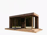 Модульна сауна Thermowood CUBEх3 Потрійний Куб 6,87х2,56м від виробника Thermowood Production, фото 3