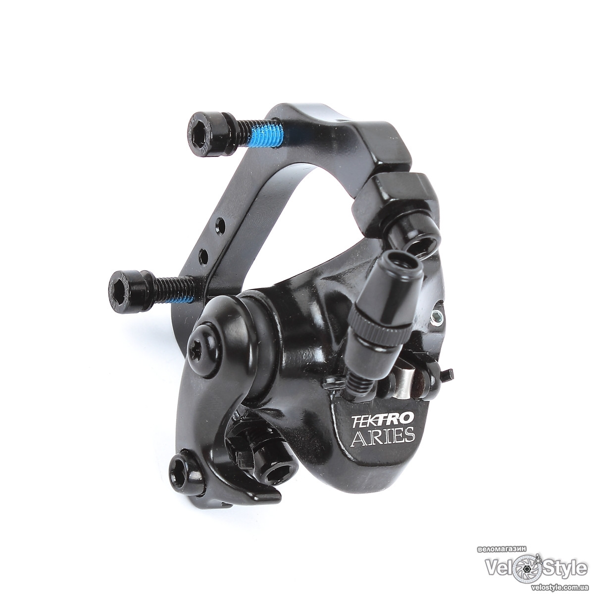 Гальмо дискове Tektro Aries MD-M300 (каліпер) F203/R180 P/S  механ. чорний