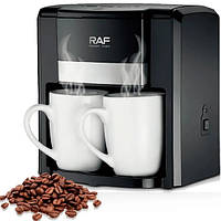 Кавоварка крапельна для 2х чашок 420 мл 650 Вт R115 Чорна