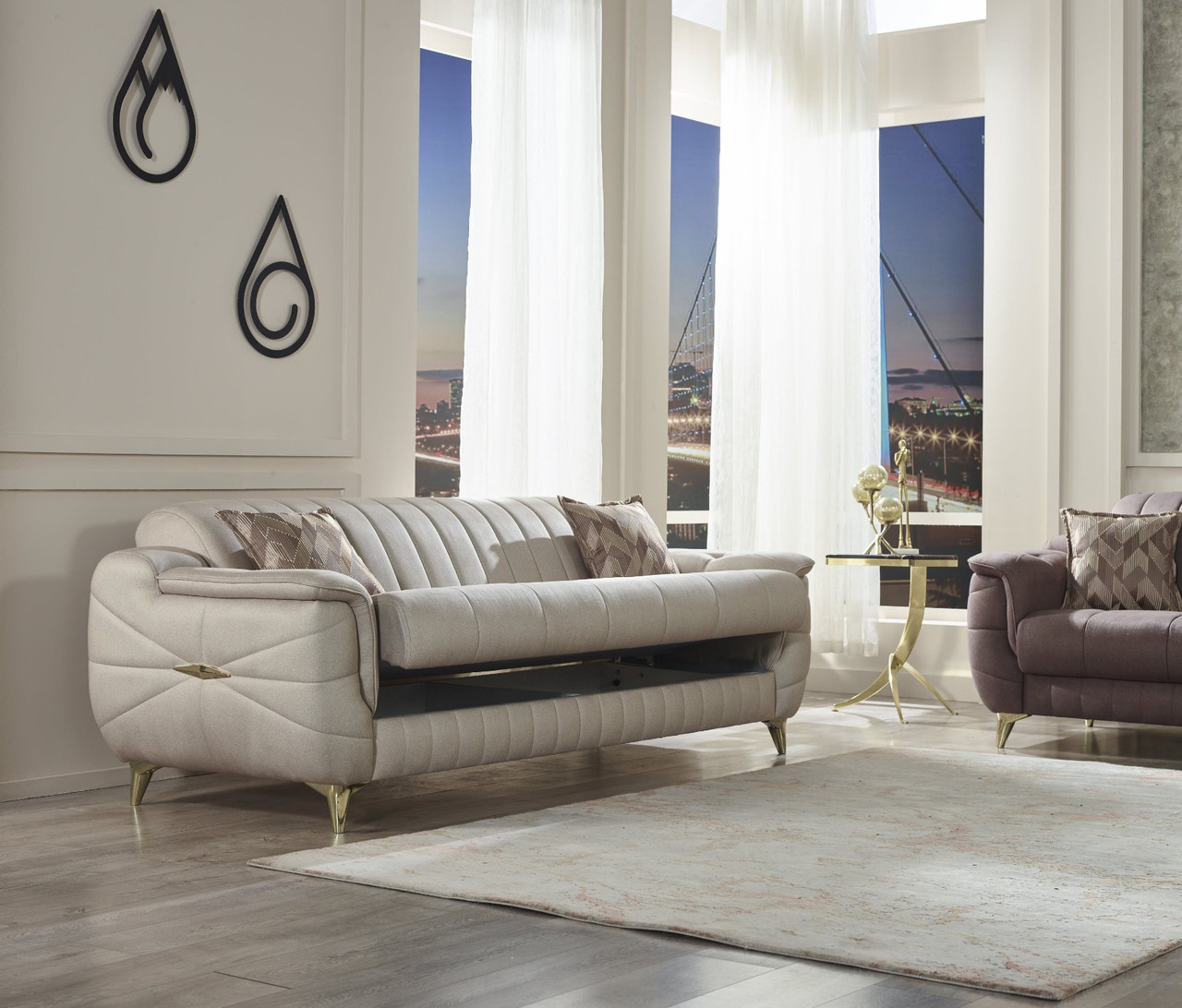 Диван розкладний якісний сучасний Сарис