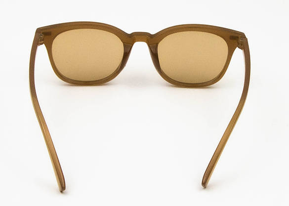 Оптом дитячі модні сонцезахисні окуляри UV400 (арт. 1813) коричневий, фото 3