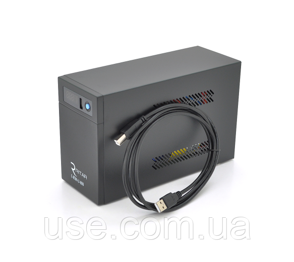 ДБЖ безперебійник 480 W, з LiFePO4 акб, line-interactive, 800VA, LCD дисплей, AVR, 2 розетки, ДБЖ для котла