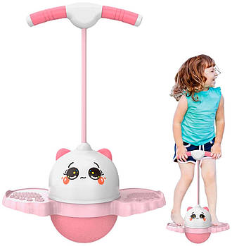 Джампер для дітей (75×43×30см), до 90кг, Рожевий / Дитячий джампінг / Джампер стрибун