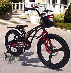 Дитячий алюмінієвий велосипед Sigma MARS-20", дискові гальма, крила, дзвінок