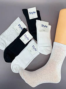 Спортивні чоловічі шкарпетки 27-31 (43-46 взуття) 12пар/уп.